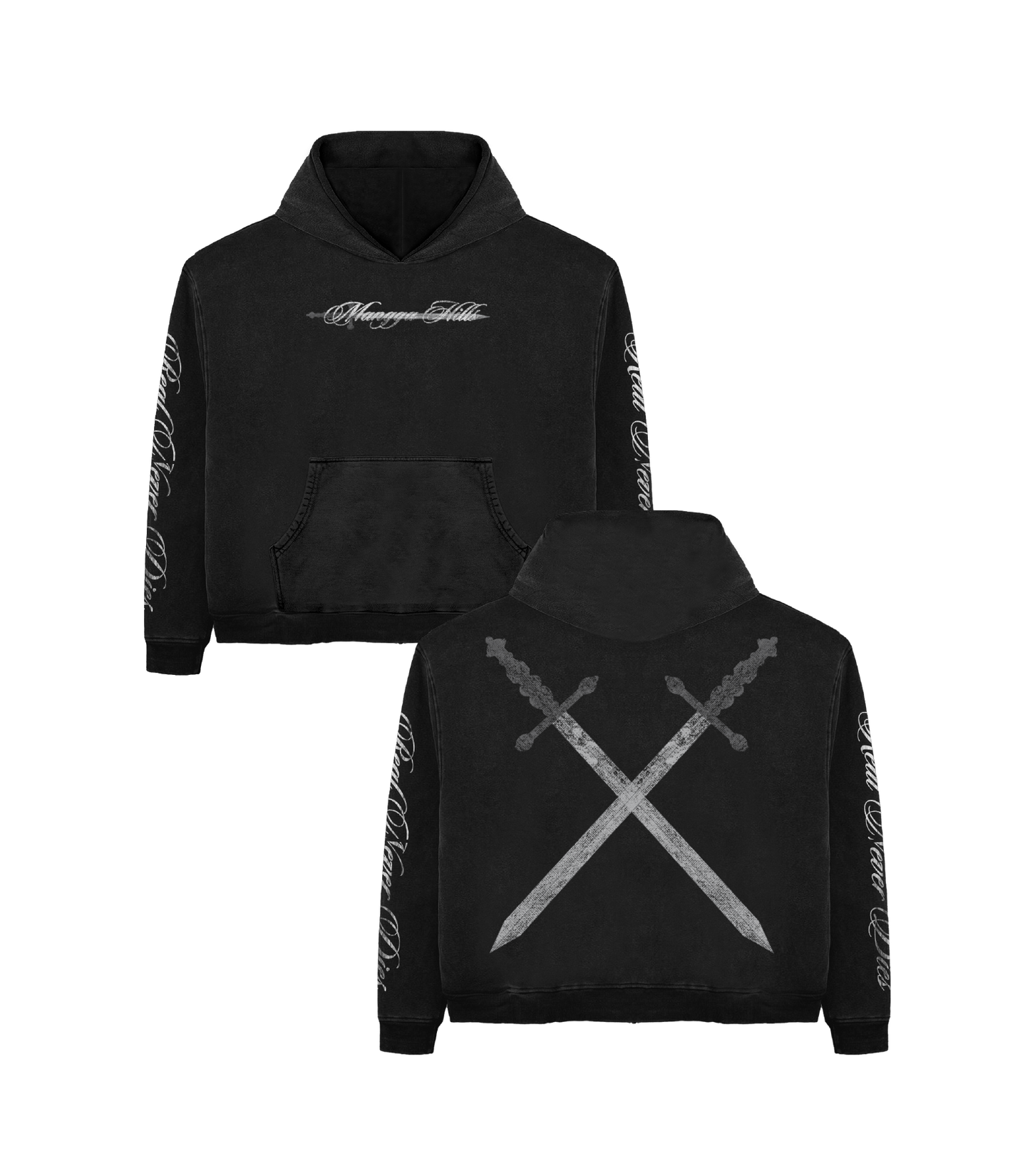 “REAL NEVER DIES” HOODIE