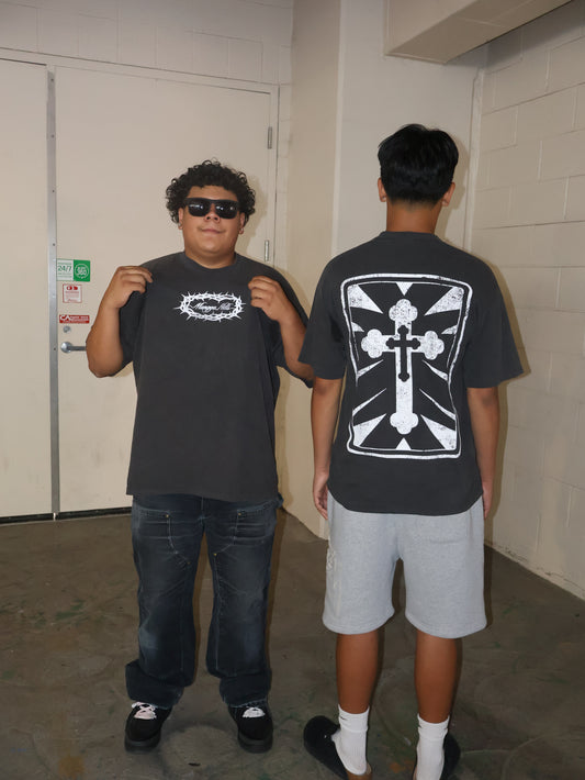 ''BOX CROSS'' Heavyweight Tee