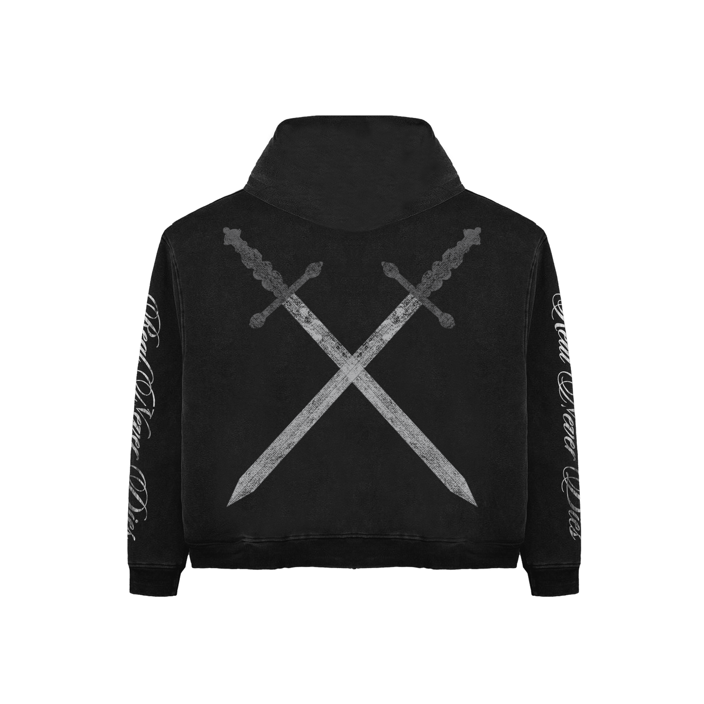 “REAL NEVER DIES” HOODIE
