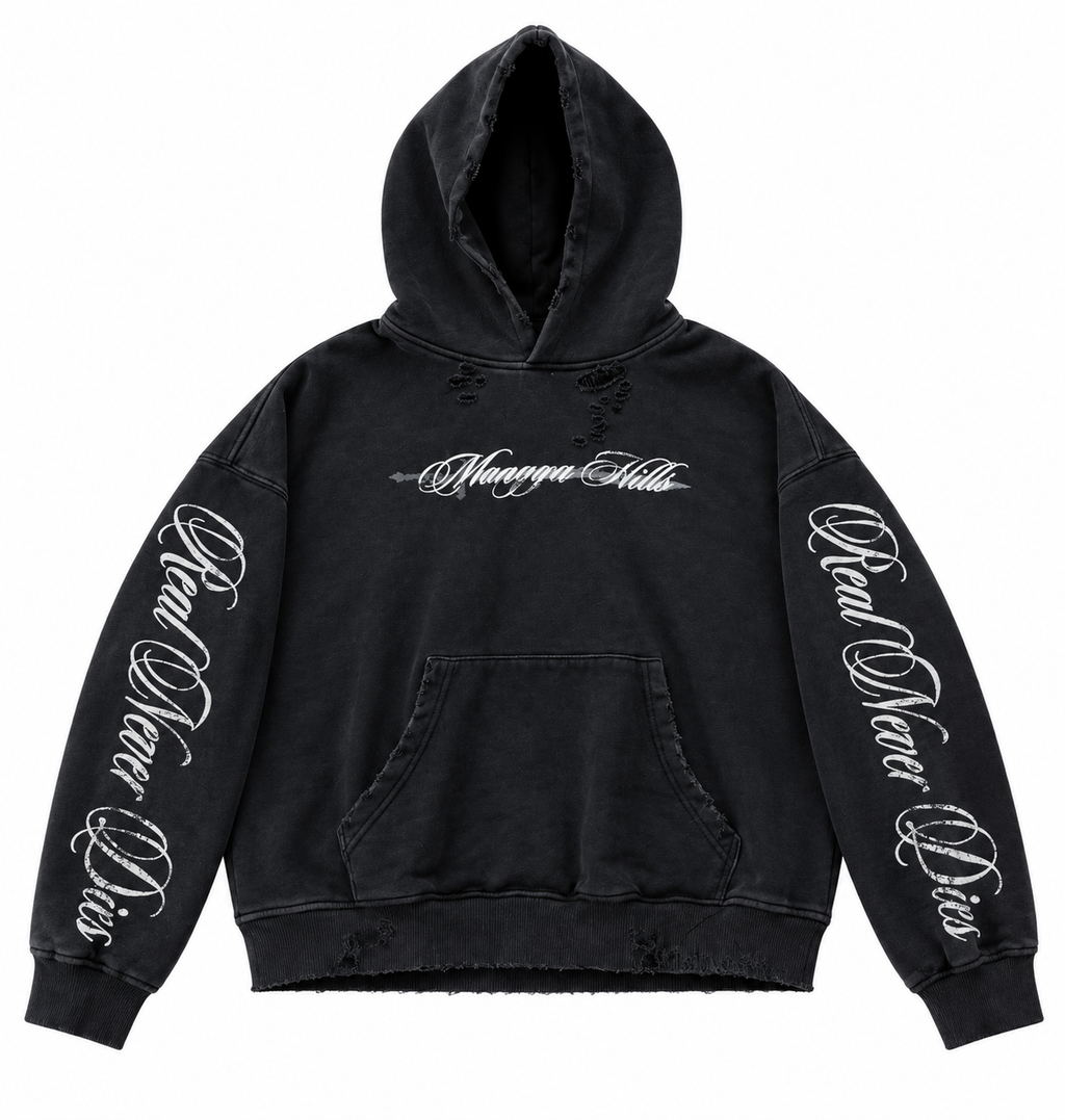 “REAL NEVER DIES” HOODIE