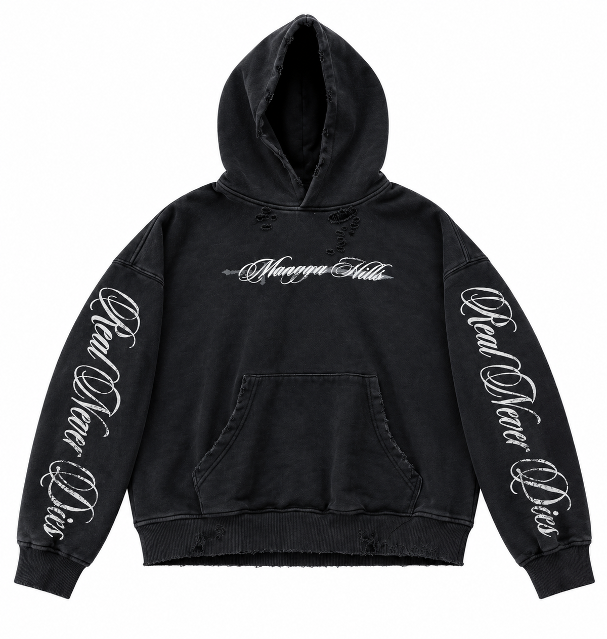 “REAL NEVER DIES” HOODIE